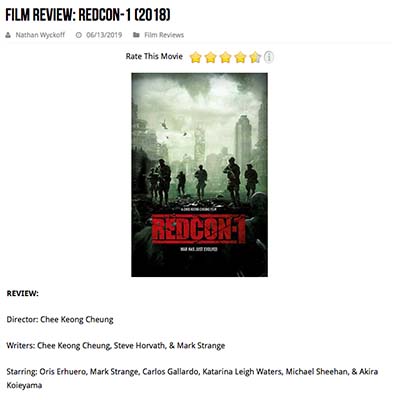 Film Review: Redcon-1 (2018)